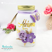 Load image into Gallery viewer, Mason Jar 32-Ounce, Money Jar, Girls Just Wanna Have Funds, Pink & Purple