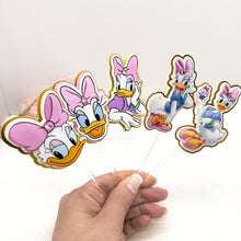 Cargar imagen en el visor de la galería, handmade Daisy Duck cupcake toppers
