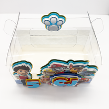 Load image into Gallery viewer, Handmade Paw Patrol Gable Party Boxes – Cupcakes, Candy, Toys, Popcorn
