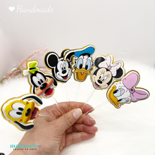 Cargar imagen en el visor de la galería, Mickey Mouse And Friends Cupcake Toppers, Minnie Mouse And Friends Cupcake Toppers, Cake Decorations 12 pcs Set, Mickey Mouse Clubhouse