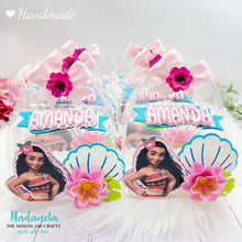 Cargar imagen en el visor de la galería, Moana Party Favors Clear Gable Box, Maui Birthday, Moana Party, Moana Goody Box, Moana Birthday, Party 6 Boxes