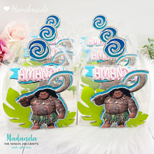 Cargar imagen en el visor de la galería, Moana Party Favors Clear Gable Box, Maui Birthday, Moana Party, Moana Goody Box, Moana Birthday, Party 6 Boxes