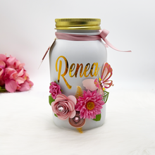 Load image into Gallery viewer, Mason Jar 32-Ounce, Money Jar, Girls Just Wanna Have Funds, Pink & Purple