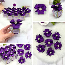 Cargar imagen en el visor de la galería, Wedding Favors, Elegant Clear Party Favor Box, Quinceanera Favor, Sweet Sixteen Favor