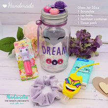 Load image into Gallery viewer, Unicorn Essential Gift Set For Back To School, Self Care Set, Quart Size Ball Mason Jar