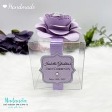 Cargar imagen en el visor de la galería, 3x3-clear-box-party-favor-for-quinceanera-first-communion-wedding-bridesmaid-gift-sweet-sixteen-madanela