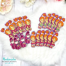 Cargar imagen en el visor de la galería, Customize Birthday Party Party Pack, Customize Cake Topper, Cupcake Toppers, Customize Banners