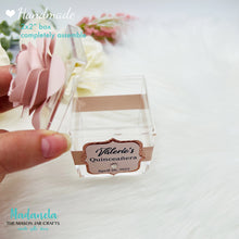 Cargar imagen en el visor de la galería, Cube Wedding Party Favor, Quinceanera Favor, Sweet Sixteen Favor With Flower
