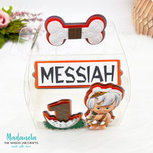Cargar imagen en el visor de la galería, Bam Bam Favor Box Party, Flintstones Party, Pebbles Goody Box, African American Flintstones Birthday Party Set of Six Boxes