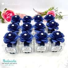 Cargar imagen en el visor de la galería, Elegant Rose on Acetate Box Party Favors, Wedding Favor, Quinceañera Favors – Perfect for Any Occasion