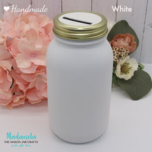 Load image into Gallery viewer, Personalized Mason Jar Money Bank – Handcrafted & Customizable