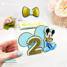 Cargar imagen en el visor de la galería, Handmade Mickey Mouse Gable Candy Boxes – Party Favor Decorations