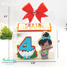 Cargar imagen en el visor de la galería, Bam Bam Favor Box Party, Flintstones Party, Pebbles Goody Box, African American Flintstones Birthday Party Set of Six Boxes