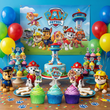 Cargar imagen en el visor de la galería, Paw-patrol-cupcake-toppers-Paw-patrol-party-madanela