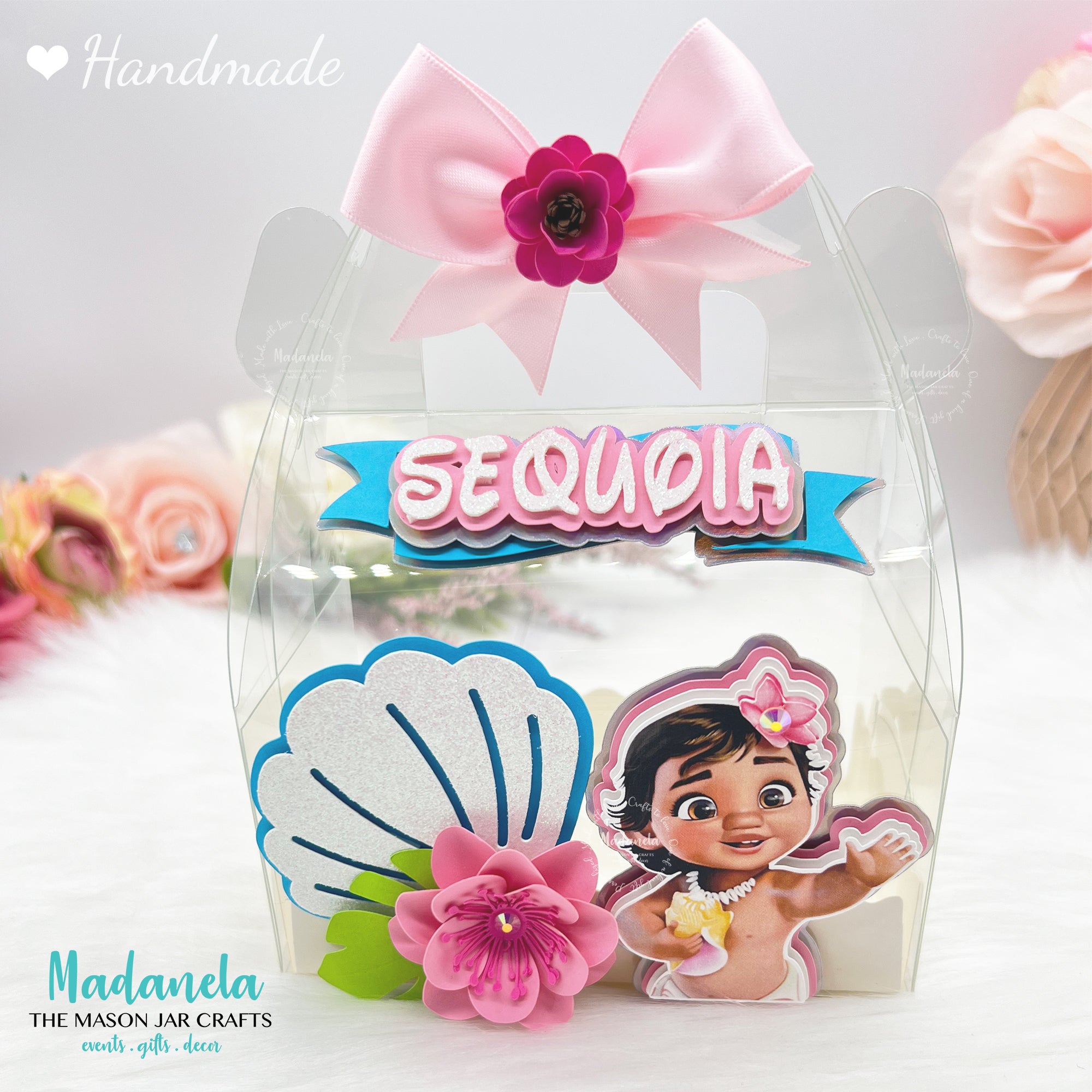 Moana Party Favors, Maui Birthday, Moana Birthday Candy Box- Madanela