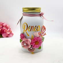 Load image into Gallery viewer, Mason Jar 32-Ounce, Money Jar, Girls Just Wanna Have Funds, Pink &amp; Purple