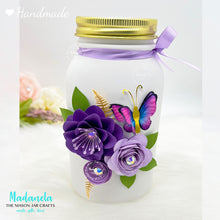 Cargar imagen en el visor de la galería, Mason Jar 32-Ounce, Money Jar, Girls Just Wanna Have Funds, Pink &amp; Purple