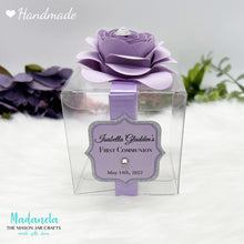 Load image into Gallery viewer, 3x3-clear-box-party-favor-for-quinceanera-first-communion-wedding-bridesmaid-gift-sweet-sixteen-madanela