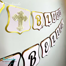 Cargar imagen en el visor de la galería, Baptism First Communion Personalized Banner