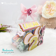 Load image into Gallery viewer, Minnie Mouse Favor Box Party Favor Clear Gable Box, Minnie Party, Minnie Goody Box, Minnie Birthday Party
