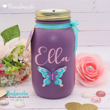 Load image into Gallery viewer, Adult Money Jar, Girls Piggy Bank, Coin Jar, Personalized Name