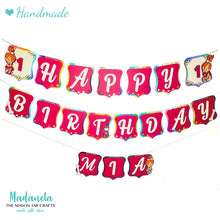 Load image into Gallery viewer, Customize Birthday Party Party Pack, Customize Cake Topper, Cupcake Toppers, Customize Banners