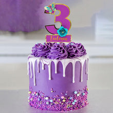 Cargar imagen en el visor de la galería, Personalized Birthday Cake Topper Number For Cake Decoration