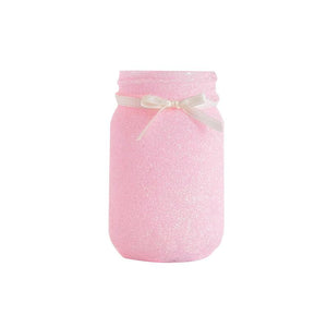 Mason Jars - Glitter Decorated Jars - Center Piece, Weddings, Sweet Sixteen, Quinceanera