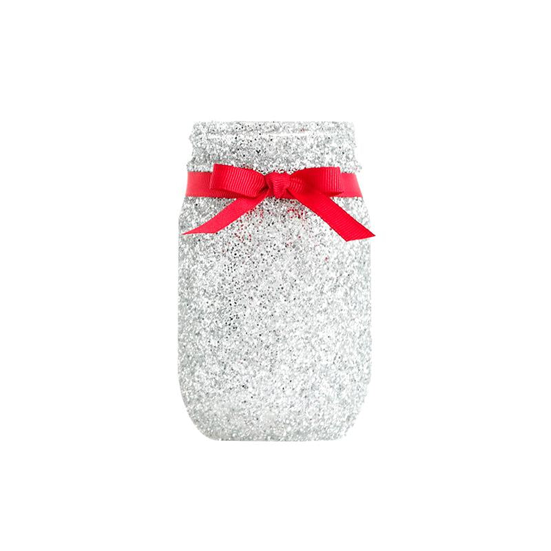 Mason Jars - Glitter Decorated Jars - Center Piece, Weddings, Sweet Sixteen, Quinceanera