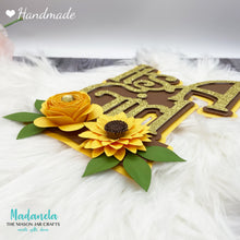 Load image into Gallery viewer, Sunflower Cake Topper It’s A Girl Cake Decoration For Baby Shower, Gender Reveal