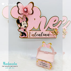 Minnie Mouse Party Favor Boxes, Candy Box For Minnie Mouse Party Decorations 10 or 25 Boxes