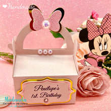 Load image into Gallery viewer, Minnie Mouse Party Favor Boxes, Candy Box For Minnie Mouse Party Decorations 10 or 25 Boxes