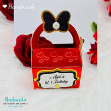Load image into Gallery viewer, Minnie Mouse Party Favor Boxes, Candy Box For Minnie Mouse Party Decorations 10 or 25 Boxes