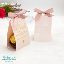 Load image into Gallery viewer, Quinceanera Favors, Sweet Sixteen Favors, Wedding Favors, Party Favors With Ferrero Chocolate 12