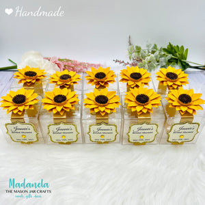 Sunflower Party Favor For Quinceanera, Baby Shower, Birthday Party, 10 Boxes