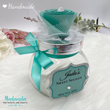 Load image into Gallery viewer, Quinceanera Favors, Weddings Favors, Sweet Sixteen Favors, Baby Shower Favors Jars